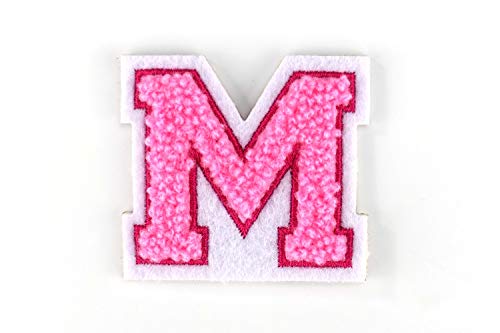 Kleine Frottee-Buchstaben 4,2 cm hoch | Rosa, Pink, Weiß | Varsity Letter Kleine Frottee-Buchstaben 4,2 cm hoch | Rosa, Pink, Weiß | Varsity Letter von Naehgedoens.de