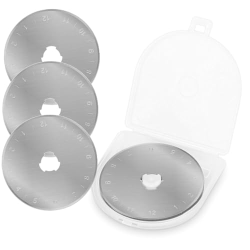 3 x 45mm Ersatzklinge kompatibel für OLFA & PRYM Rollschneider von Nähmit