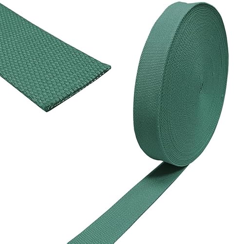 Nähmit Baumwolle Gurtband 40mm für Meterware Taschen Rucksäcke Gürtel uvm. Taschengurtband 100% Baumwolle viele Farben (türkisblau) von Nähmit