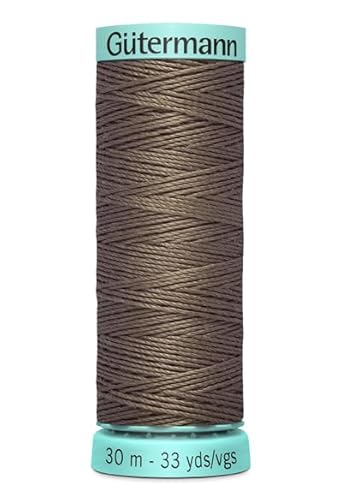 Nähmit - Gütermann reine Knopflochseide 30 Meter für hochwertige Knopflöcher R753-100% reine Seide (A16-439) von Nähmit