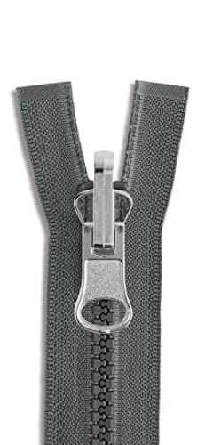 Nähmit YKK 80cm Vislon Wendereißverschluss Kunststoff Wende Reißverschluss teilbar für Jacken Mantel von Nähmit