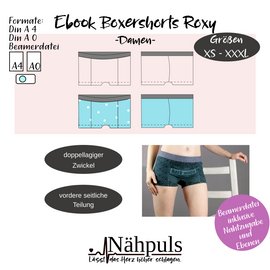 Damen-Boxershorts Roxy Damen-Boxershorts Roxy von Nähpuls