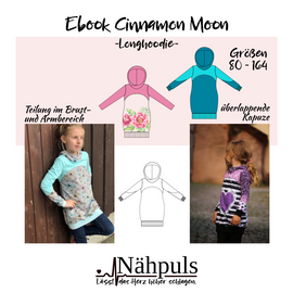 Longhoodie Cinnamon Moon Longhoodie Cinnamon Moon von Nähpuls