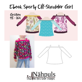 Sporty Off-Shoulder Girls von Nähpuls