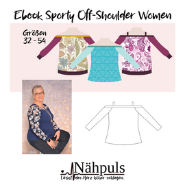 Sporty Off-Shoulder Woman von Nähpuls