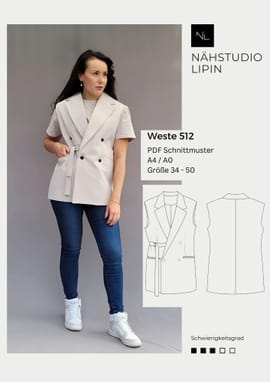 Weste 512 Weste 512 von Nähstudio Lipin