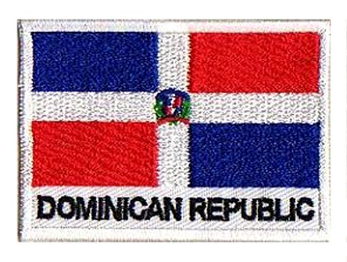 Aufnäher Dominikanische Flagge Dominikanische Republik Antillen Länder Welt von NagaPatches