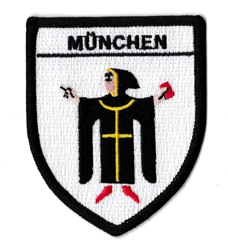 Aufnäher München Aufnäher bestickt Wappen zum Aufbügler München Stadtwappen von NagaPatches