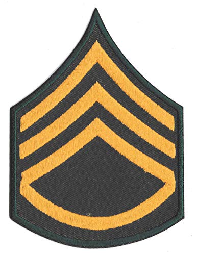 Aufnäher zum Aufbügeln, Grade US Army Militär Staff Sergeant von NagaPatches