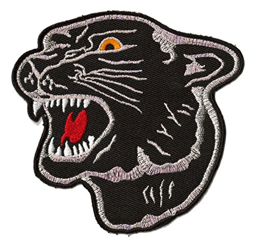 Aufnäher zum Aufbügeln, Motiv: schwarzer Panther von NagaPatches