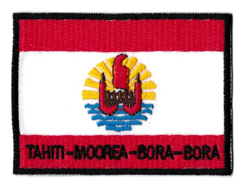 NagaPatches Aufnäher Tahiti-Flagge Moorea Bora Bora von NagaPatches