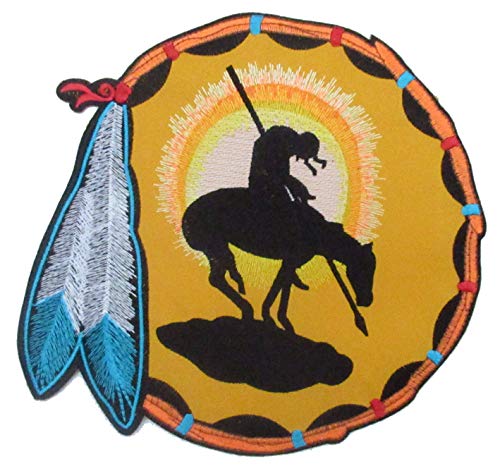 NagaPatches Aufnäher zum Aufbügeln, Indianer Sioux von NagaPatches