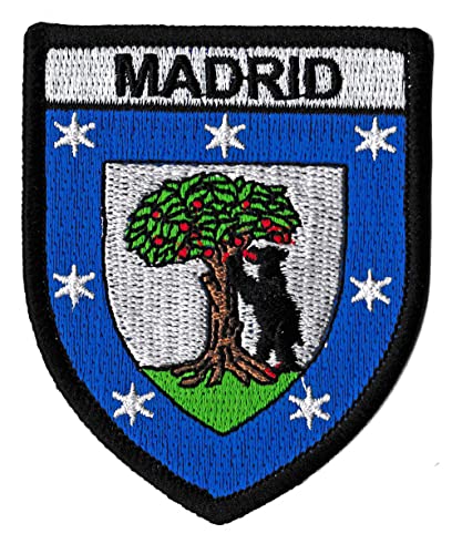 NagaPatches Aufnäher zum Aufbügeln, Madrid von NagaPatches