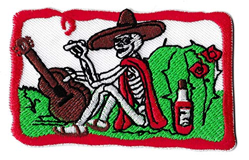 NagaPatches Aufnäher zum Aufbügeln, Mexiko, Tequila, bestickt von NagaPatches