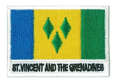 NagaPatches Patch Flagge St Vincent Und Die Grenadines SVG Patch Bestickt Zum Nähen von NagaPatches