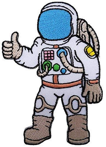 NagaPatches Patch wärmeklebendes Flicken Kosmonaut von NagaPatches