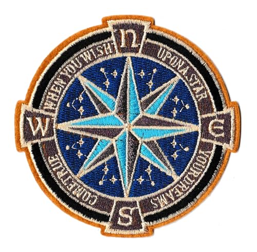 Patch, Patch, Windrose, Kompass, Aufnäher Patch, Patch, Windrose, Kompass, Aufnäher von NagaPatches