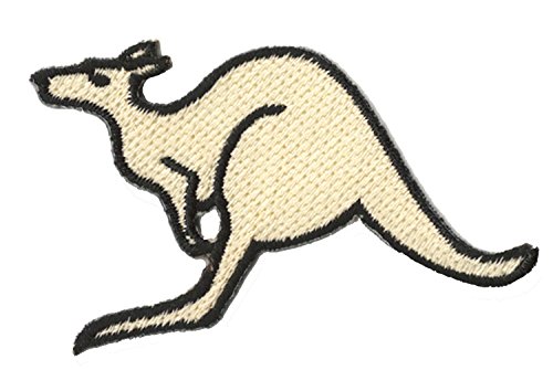 Aufnäher Känguru bestickt zum Aufbügeln von NagaPatches