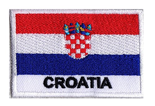 Patch zum Aufnähen, Flagge von Kroatien von NagaPatches