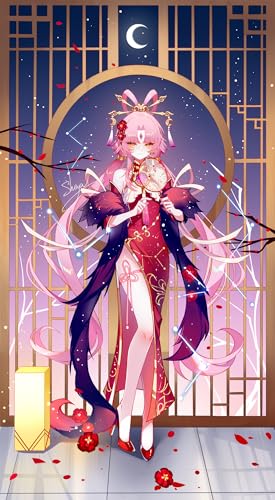 Nahida Star Rail 5D Diamond Painting Kits für Kind Geschenk, Anime Diamont Painting Set Full Runden Drill Diamond Art Perfect Geschenk für Home Wall Dekorieren, Ungerahmt (50 x 70 cm, Fu Xuan‌‌3) von Nahida
