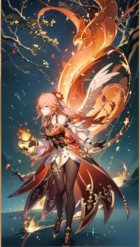 Nahida Star Rail 5D Diamond Painting Kits für Kind Geschenk, Anime Diamont Painting Set Full Runden Drill Diamond Art Perfect Geschenk für Home Wall Dekorieren, Ungerahmt (50 x 70 cm, Guinevere2) von Nahida