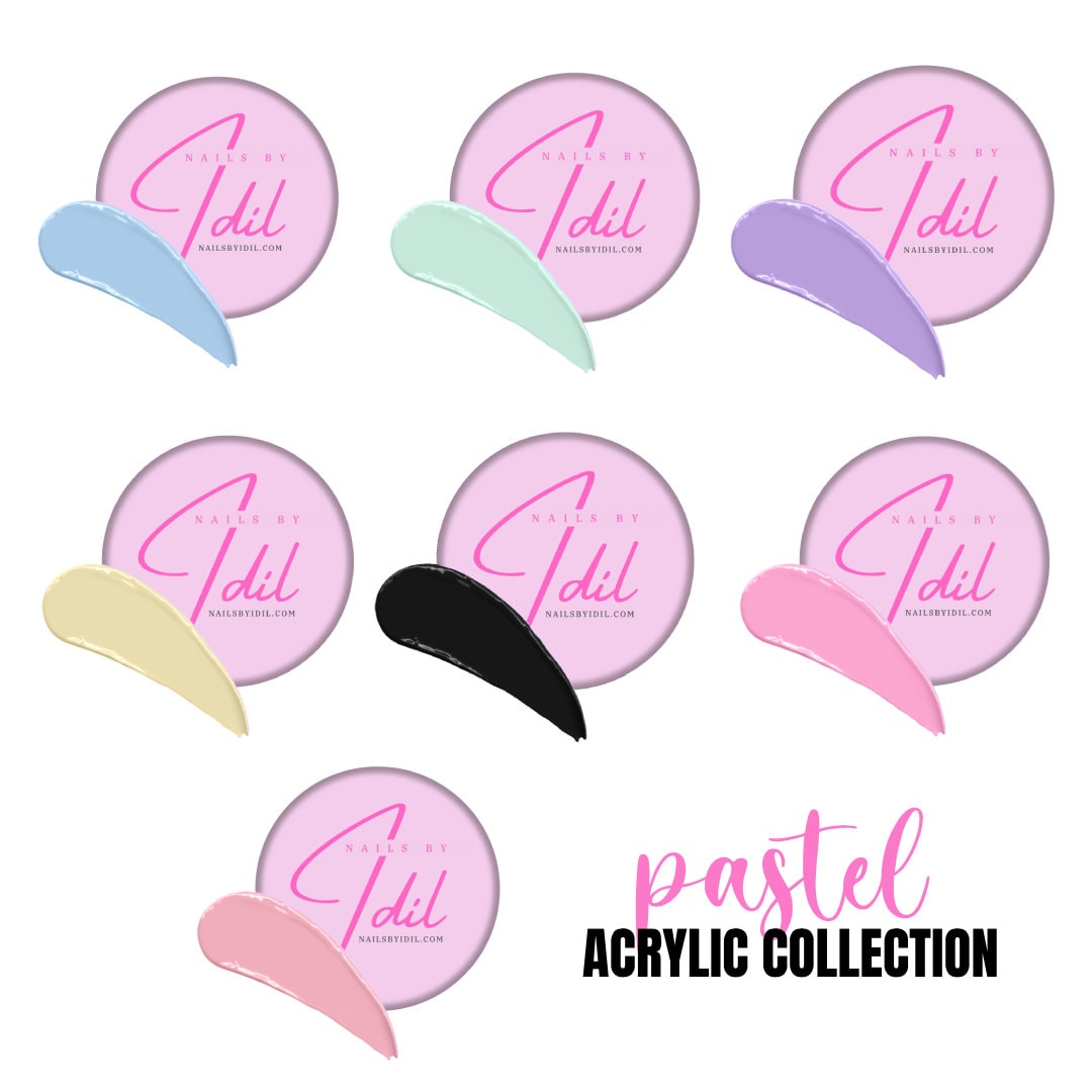 Pastell Acryl Kollektion von NailsbyidilStore