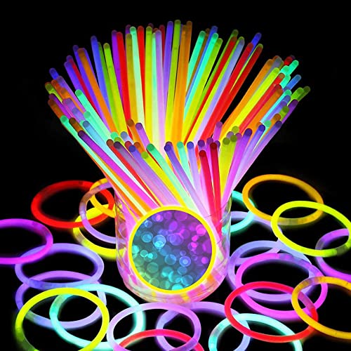 Naiocase 100 Knicklichter Party Set für Kinder - Leuchtarmbänder - Neon-Leuchtstäbe Knicklicht für Festival, Hochzeit,Weihnachten und Silvester Naiocase 100 Knicklichter Party Set für Kinder - Leuchtarmbänder - Neon-Leuchtstäbe Knicklicht für Festival, Hochzeit,Weihnachten und Silvester von Naiocase