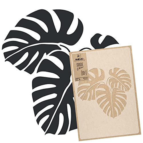 NAKLEO Blumen Große Malschablonen 59x95 cm, Tropisches Monstera Blatt Muster, Wiederverwendbare Kunststoff Wandschablone, Dekoration DIY Handwerk, Holz Wand Stoff Stein NAKLEO Blumen Große Malschablonen 59x95 cm, Tropisches Monstera Blatt Muster, Wiederverwendbare Kunststoff Wandschablone, Dekoration DIY Handwerk, Holz Wand Stoff Stein von Nakleo