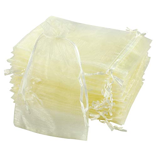 Naler 120 x Organzasäckchen Champagner Organzabeutel Organza Schmuck Säckchen Geschenktüten für Verpackung, 10 x 15 cm Naler 120 x Organzasäckchen Champagner Organzabeutel Organza Schmuck Säckchen Geschenktüten für Verpackung, 10 x 15 cm von Naler