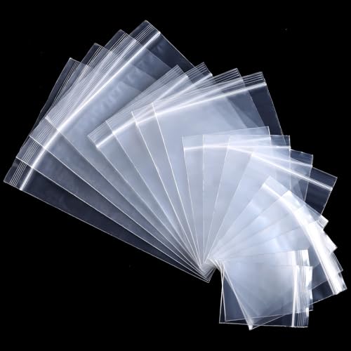 Naler 500 x Druckverschlussbeutel in 5 Größen Transparent Zip Beutel Druckverschluss Tütchen Naler 500 x Druckverschlussbeutel in 5 Größen Transparent Zip Beutel Druckverschluss Tütchen von Naler