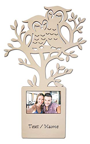 Namofactur Individuelle Eulen Geschenke zum Geburtstag I Wand Holz Bilderrahmen für 10 x 15 cm Foto Geschenkideen für Eulenfreunde Namofactur Individuelle Eulen Geschenke zum Geburtstag I Wand Holz Bilderrahmen für 10 x 15 cm Foto Geschenkideen für Eulenfreunde von Namofactur