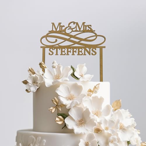 Personalisierter Mr&Mrs Cake Topper Hochzeit aus Holz | Individuelle Tortendeko mit Nachnamen | Edler Tortenstecker für Hochzeits- & Jubiläumstorten | Handgefertigte Deko für Hochzeitstorte Personalisierter Mr&Mrs Cake Topper Hochzeit aus Holz | Individuelle Tortendeko mit Nachnamen | Edler Tortenstecker für Hochzeits- & Jubiläumstorten | Handgefertigte Deko für Hochzeitstorte von Namofactur