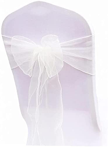 Namvo, 10 Stück Organza-Stuhlschleifen für breitere und breitere Stühle, für Hochzeit, Party, Event, Dekoration Namvo, 10 Stück Organza-Stuhlschleifen für breitere und breitere Stühle, für Hochzeit, Party, Event, Dekoration von Namvo