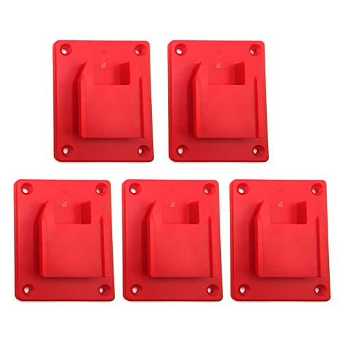 Namvo 5 Packungen Werkzeughalterung für 20 V 12 V Bohrer passend für Milwaukee M18 Werkzeughalter (rot) von Namvo