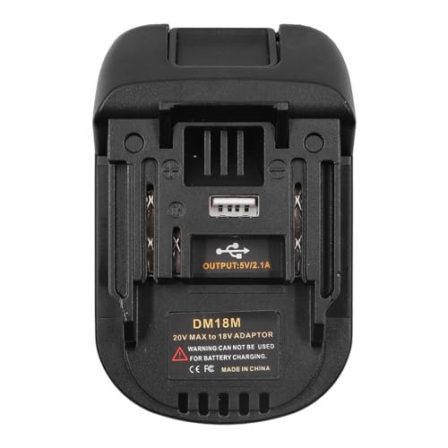 Namvo DM18M Akku-Adapter für Makita 18 V Elektrowerkzeuge, Konverter für 18 V 20 V oder für Milwaukee M18 18 V Lithium-Ionen-Akku zu Makita 18 V Akku Namvo DM18M Akku-Adapter für Makita 18 V Elektrowerkzeuge, Konverter für 18 V 20 V oder für Milwaukee M18 18 V Lithium-Ionen-Akku zu Makita 18 V Akku von Namvo