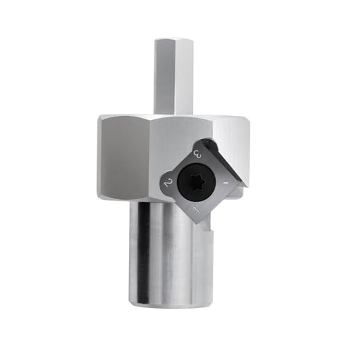 Namvo Holzbearbeitungs-Hundeloch-Fase-Reibahlen-Werkzeug 20 mm, 9 mm Sechskantschaft, polierte Oberfl?Che, kompatibel mit Standard-Bohrmaschinen von Namvo