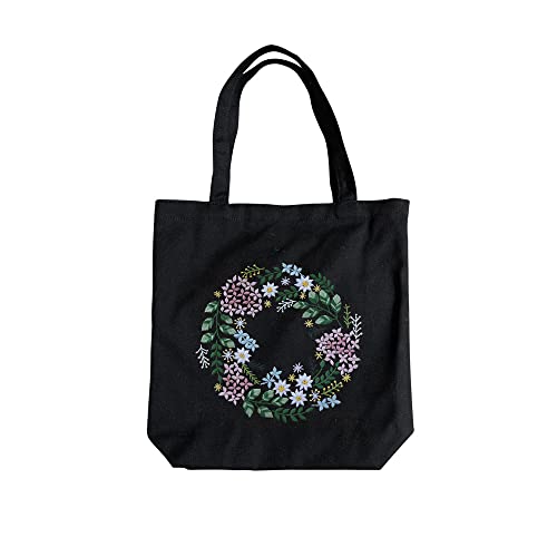 Namvo Stickset für Anf?nger mit Muster, Canvas-Einkaufstasche, DIY-Nadelspitzen-Kits, Kunst- und Bastelbedarf für Erwachsene, inklusive Tasche, Bambus-Stickrahmen, Farbf?den und Nadeln Namvo Stickset für Anf?nger mit Muster, Canvas-Einkaufstasche, DIY-Nadelspitzen-Kits, Kunst- und Bastelbedarf für Erwachsene, inklusive Tasche, Bambus-Stickrahmen, Farbf?den und Nadeln von Namvo