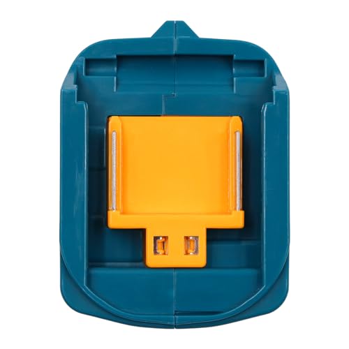 Namvo Stromquelle, Akku-Adapter, Arbeitslicht-Konverter für Makita 14,4 V – 18 V Akku, zwei USB-Anschlüsse und DC-Anschluss, kabellose Taschenlampe (nur Adapter). von Namvo