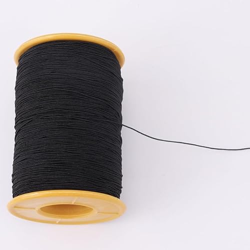 Namzi 0,5 mm, schwarze Schnur, 1 Rolle, elastisches Polyester, ideal für Makramee, Knoten, Bastelgeschenke Namzi 0,5 mm, schwarze Schnur, 1 Rolle, elastisches Polyester, ideal für Makramee, Knoten, Bastelgeschenke von Namzi