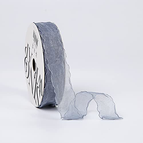 Namzi 1 Rolle grau-blaues Band, Chiffon zum Basteln, Geschenkdekoration, DIY-Projekte, Schleifen, Band für den täglichen festlichen Gebrauch Namzi 1 Rolle grau-blaues Band, Chiffon zum Basteln, Geschenkdekoration, DIY-Projekte, Schleifen, Band für den täglichen festlichen Gebrauch von Namzi