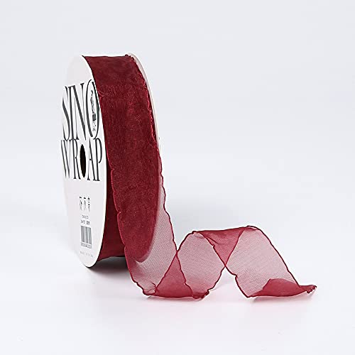 Namzi 1 Rolle rotes Band, Chiffon zum Basteln, Geschenkdekoration, DIY-Projekte, Schleifen, Band für den täglichen festlichen Gebrauch Namzi 1 Rolle rotes Band, Chiffon zum Basteln, Geschenkdekoration, DIY-Projekte, Schleifen, Band für den täglichen festlichen Gebrauch von Namzi