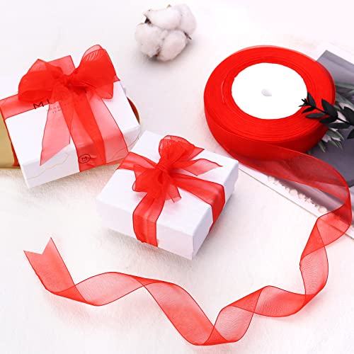 Namzi 1 Rolle rotes Band, Geschenkdekoration, Basteln, DIY-Projekte, Band für den festlichen täglichen Gebrauch von Namzi