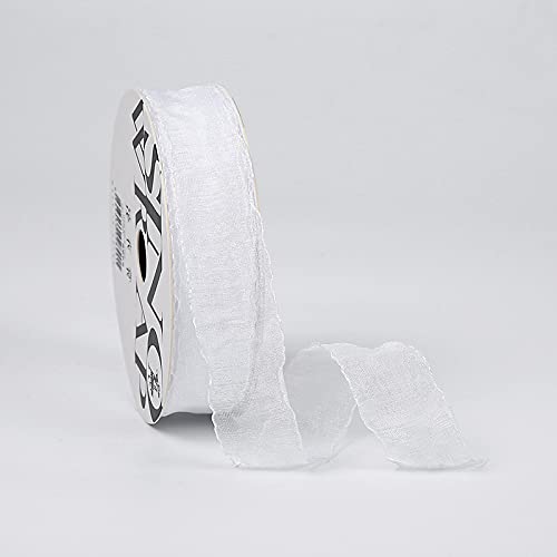 Namzi 1 Rolle weißes Band, Chiffon zum Basteln, Geschenkdekoration, DIY-Projekte, Schleifen, Band für den täglichen festlichen Gebrauch Namzi 1 Rolle weißes Band, Chiffon zum Basteln, Geschenkdekoration, DIY-Projekte, Schleifen, Band für den täglichen festlichen Gebrauch von Namzi