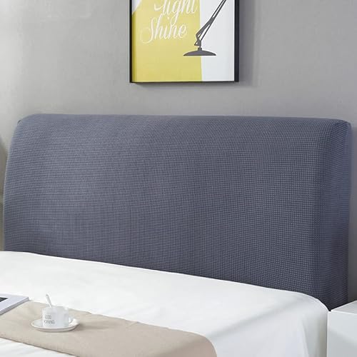 Namzi 1 Schlafzimmer-Dekoration, weiche, staubdichte Schutzhülle, elastischer Plüschstoff, All-Inclusive-Nachttisch-Schutzhülle, 1,2 m lang (dunkelgrau) von Namzi