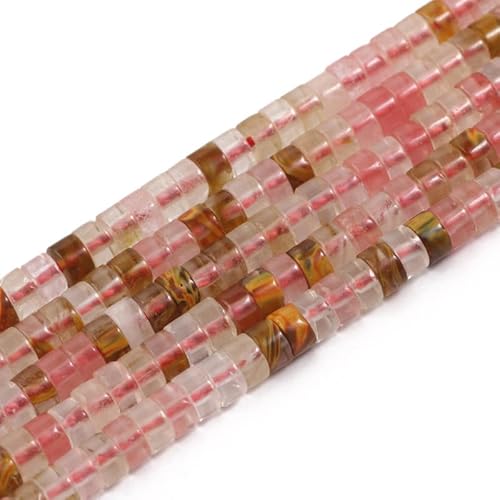 Namzi 1 Stück 2 x 4 mm hellrosa gemischte Farben Radförmige runde Perlen DIY Armband Halskette Perlenzubehör Naturstein Abakus Perlen Zubehör Namzi 1 Stück 2 x 4 mm hellrosa gemischte Farben Radförmige runde Perlen DIY Armband Halskette Perlenzubehör Naturstein Abakus Perlen Zubehör von Namzi