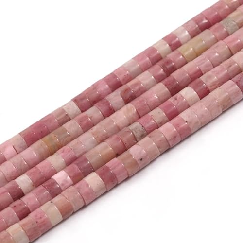 Namzi 1 Stück 2 x 4 mm rosa Textur, Naturstein, Original-Farbstein, Perlen-Abstandshalter, DIY, halbfertiges Armband-Zubehör, Weberei, Armband-Zubehör Namzi 1 Stück 2 x 4 mm rosa Textur, Naturstein, Original-Farbstein, Perlen-Abstandshalter, DIY, halbfertiges Armband-Zubehör, Weberei, Armband-Zubehör von Namzi
