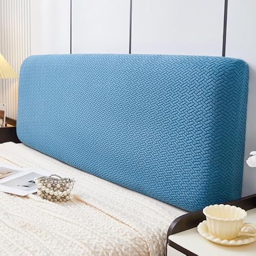 Namzi 1 x Staubschutz aus Plüsch-Strickstoff, Jacquard-Staubschutz, Nachttischabdeckung, Innendekoration, All Inclusive, universeller Nachttischschutz, für alle Jahreszeiten, 1,5 m lang, Blau Namzi 1 x Staubschutz aus Plüsch-Strickstoff, Jacquard-Staubschutz, Nachttischabdeckung, Innendekoration, All Inclusive, universeller Nachttischschutz, für alle Jahreszeiten, 1,5 m lang, Blau von Namzi