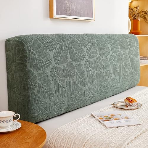 Namzi 1 x abnehmbarer, waschbarer Plüschstoff, elastisch, komplettes Paket, einfacher Universal-Staubschutz, Kopfteil und Rückenlehne, Schutzbezug, 1,2 m lang (grün) von Namzi