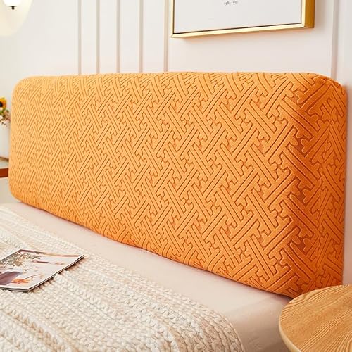 Namzi 1 x einfacher Plüschstoff, elastisch, weich, für Kopfteil und Rückenlehne, Kissen, Staubschutz, Schlafzimmer-Dekoration, Kopfteil-Schutzhülle, 1,5 m lang, Orange Namzi 1 x einfacher Plüschstoff, elastisch, weich, für Kopfteil und Rückenlehne, Kissen, Staubschutz, Schlafzimmer-Dekoration, Kopfteil-Schutzhülle, 1,5 m lang, Orange von Namzi