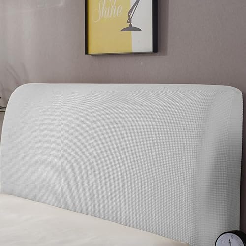 Namzi 1 x weicher Stoff, elastischer Plüschstoff, Komplettpaket, Schlafzimmer-Dekoration, Bettkopf-Schutzhülle, 1,5 m lang, Weiß Namzi 1 x weicher Stoff, elastischer Plüschstoff, Komplettpaket, Schlafzimmer-Dekoration, Bettkopf-Schutzhülle, 1,5 m lang, Weiß von Namzi